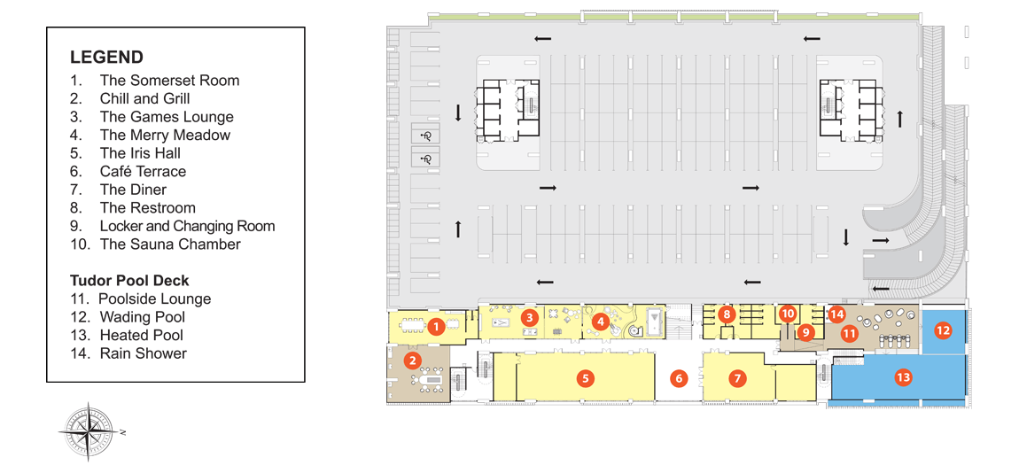 Centrum Iris Serviced Apartment Level 1 floor plan