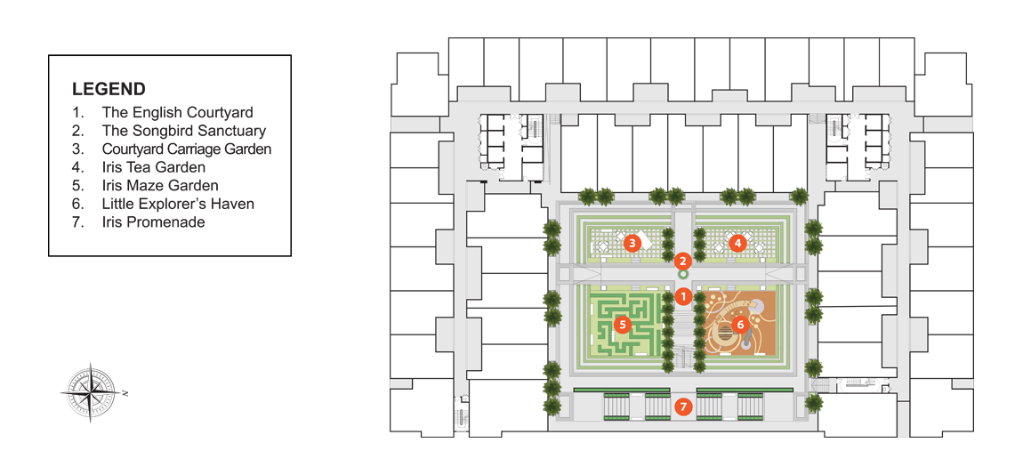 Centrum Iris Serviced Apartment Level 2 floor plan